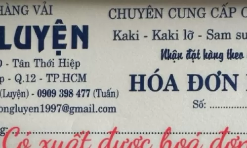 Các sản phẩm vải tại cửa hàng Văn Luyện ( 01)