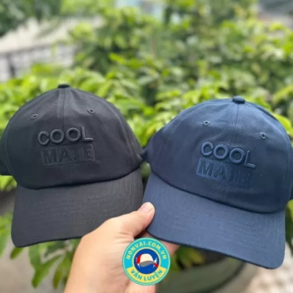 ( 1 TẶNG 1) nón kaki thêu nổi cao cấp