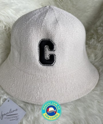 Mũ Bucket Tai Bèo Vành Thời trang len  - Nón C