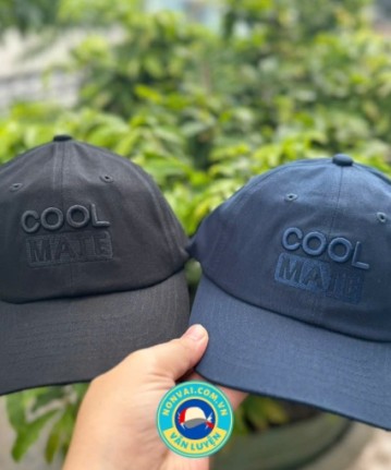 ( 1 TẶNG 1) nón kaki thêu nổi cao cấp